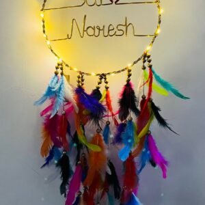 Zupppy LED Wire name dreamcatcher with led light