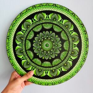 Zupppy Mandala arts Green hue mandala