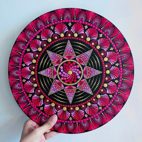 Zupppy Mandala arts Pink hue mandala