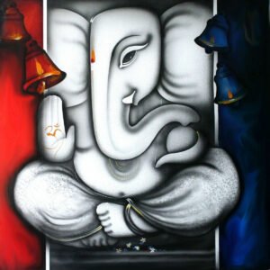 Zupppy wall art Lord Ganesha painting