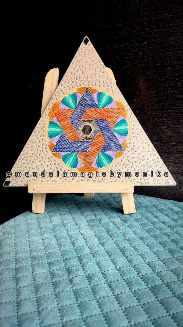 Zupppy Mandala arts Geometric Mandala Wall Art – Handmade Wooden Mandala Art Decor | Zupppy