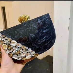 Zupppy Accessories Acrylic Hand Resin Clutch