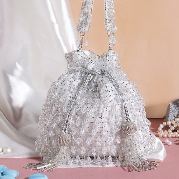 Zupppy Accessories Potli with Crystal Hangings