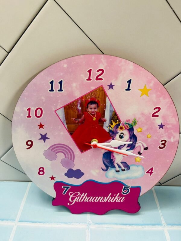 Zupppy clock Customised Kids cartoon  Wall Clock
