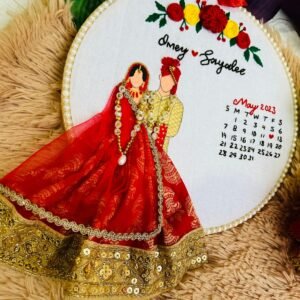 Zupppy Customized Gifts Wedding Embroidery Hoop
