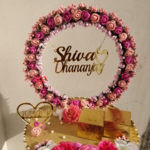 Zupppy Apparel Ring Platter with Name and Date