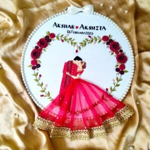 Zupppy Home Decor Wedding Embroidery Hoop