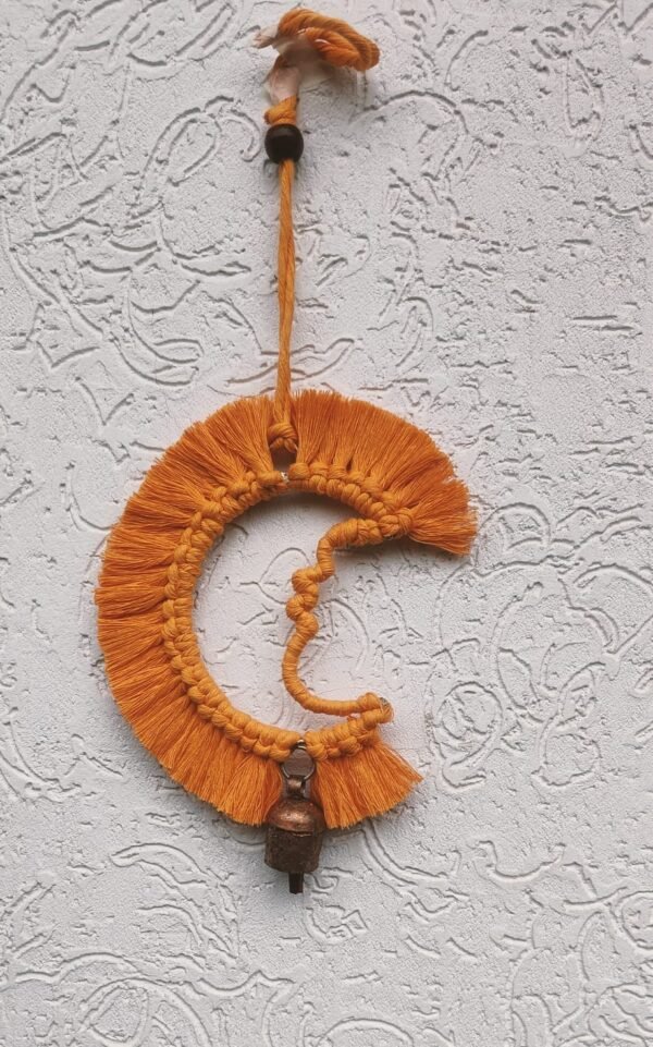 Zupppy Macrame Products Macrame Bell Wall Hanging