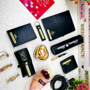 Zupppy Accessories Personalized Glitter Texture Passport Case