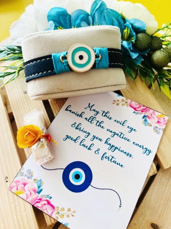 Zupppy Rakhi Bracelet rakhi with evil eye charm