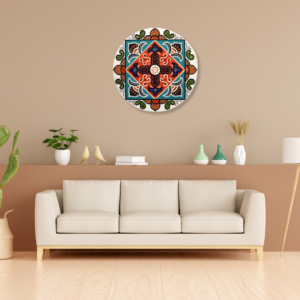 Zupppy Art & Craft 18×18 inch Premium Wall Clock Wall Hanging
