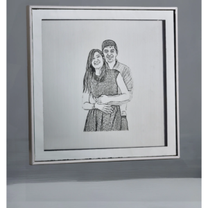 Zupppy Photo Frames Preserve Precious Memories with Engraved Silver Glass Frame on Acrylic