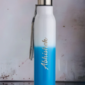 Zupppy Bottle Customised with name Sipper Bottle blue and white