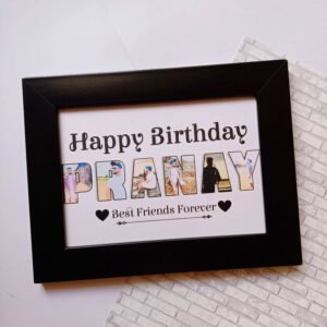 Zupppy Photo Frames Name customised collage frame birthday gift for him and her