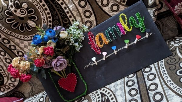 Zupppy Home Decor Family String Art