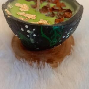 Zupppy Candle Coconut Shell Candle