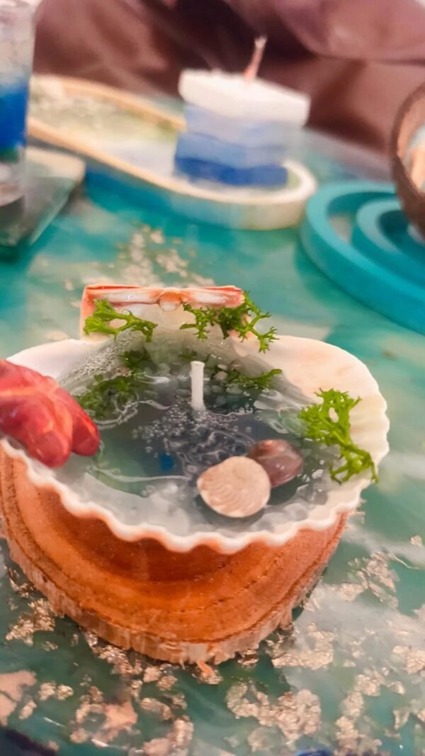 Zupppy Candle Real Shell Candle
