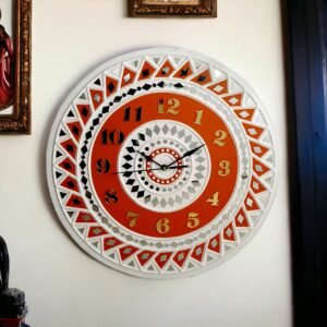Zupppy Handmade Products 18×18 inch Handmade Wall Clock