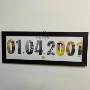 Zupppy Home Decor Date/Name Frame