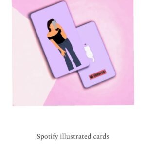Zupppy Art & Craft Illustrated Wallet Card