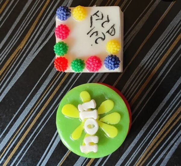 Zupppy Art & Craft Holi Theme Handmade Soap