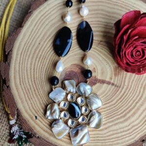 Zupppy Jewellery Vilandi Cut With Mother Of Pearl 18