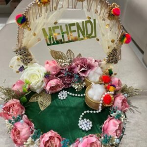 Zupppy Customized Gifts Decorative Customized Mehandi Ceremony Platter