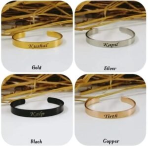 Zupppy Accessories Personalized Half Kada Bracelet: Customize Your Style