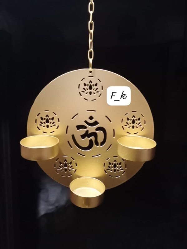 Zupppy Customized Gifts Elegant Wall Hanging Tea Light Holder | Candle holder for Room, Office, Hotel Decor
