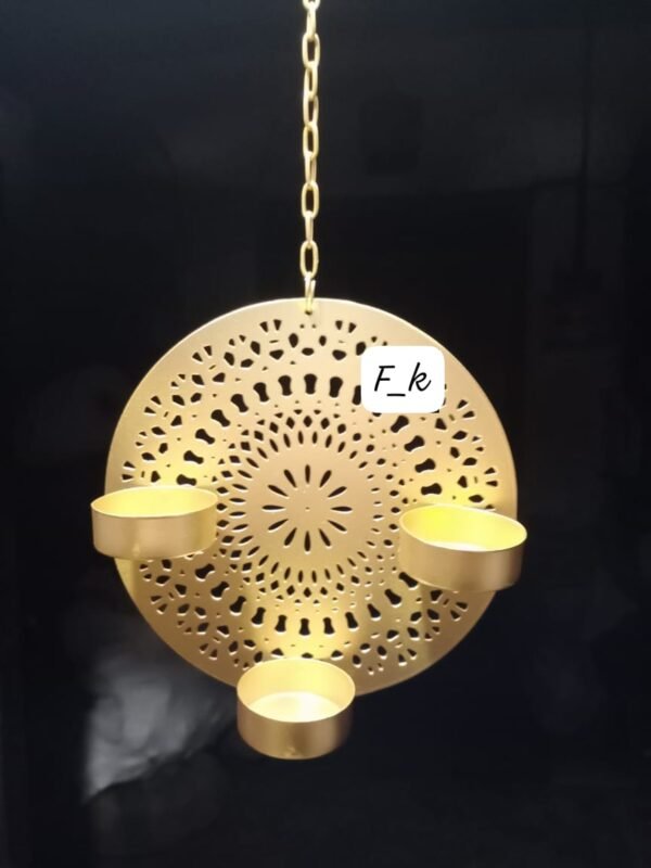 Zupppy Customized Gifts Elegant Wall Hanging Tea Light Holder | Candle holder for Room, Office, Hotel Decor