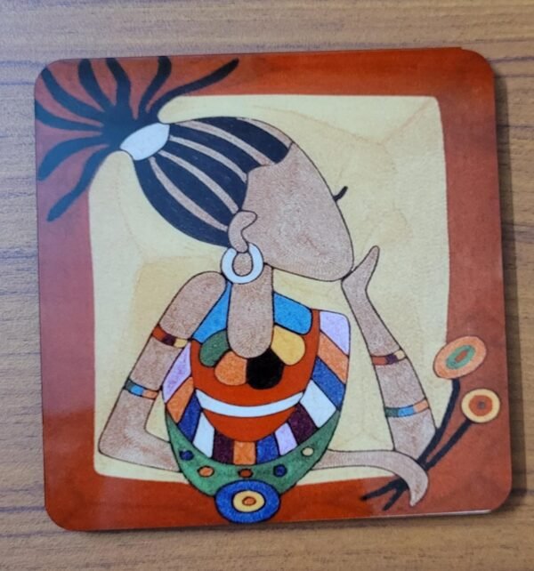 Zupppy Coasters Abstract Girl Coaster