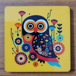 Zupppy Accessories Owl Square Magnet