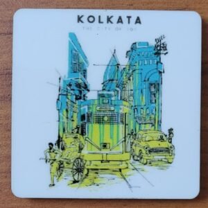 Zupppy Gifts Kolkata Square Magnet