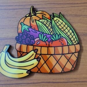 Zupppy Fridge Magnet Handcrafted Fruit Magnet Collection for Kitchen Decor