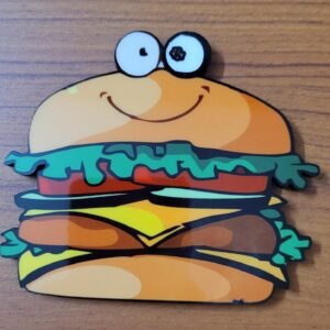 Zupppy Fridge Magnet Burger Handmade Fridge Magnet