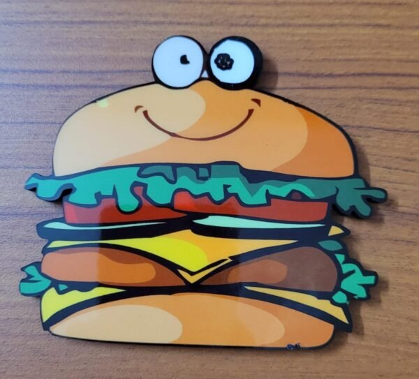 Zupppy Fridge Magnet Burger Handmade Fridge Magnet