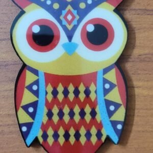 Zupppy Fridge Magnet Colorful Owl Fridge Magnet