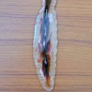 Zupppy Bookmark Nature’s Touch: Leaf Resin Bookmark Collection – Mark Your Page