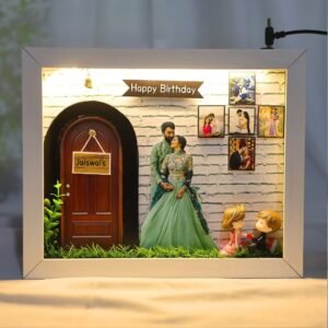 Zupppy Album Miniature Picture Frames with Lights | Enhance Your Home Decor