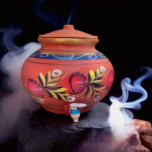 Zupppy handmade Earthen Clay Water Matka 5 Litre Capacity