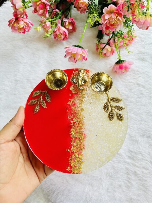 Zupppy Rakhi Exquisite Resin Rakhi Platters