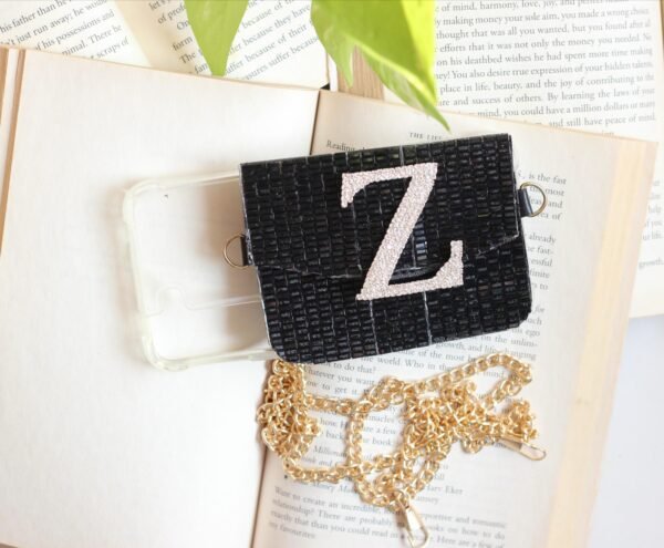 Zupppy Accessories Sparkling Rhinestone Phone Case with Card Holder and Sling – Style Meets Functionality | Mobile Phone Cover with Sling