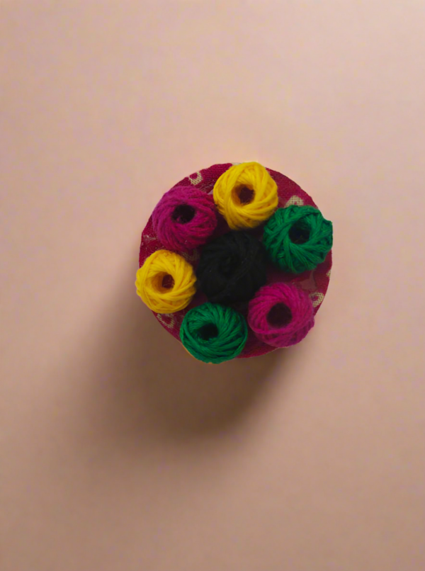 Zupppy Accessories Rainvas Colourful Bandhani Printed Adjustable Fabric Finger Ring