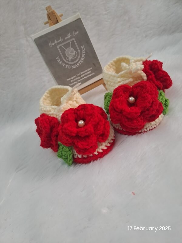 Zupppy Apparel Adorable Crochet Booties for Baby Feet