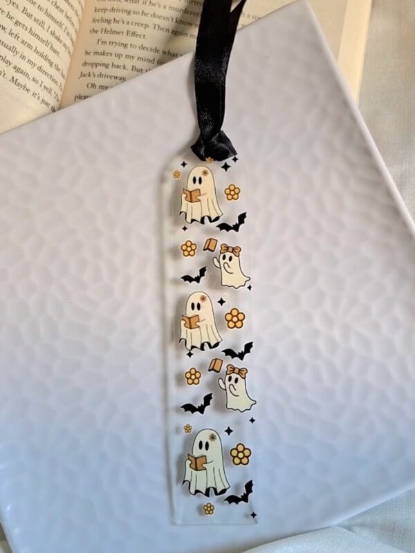 Zupppy Bookmark Cute spooky pattern bookmark – reading bookmark for Bibliophiles, readers