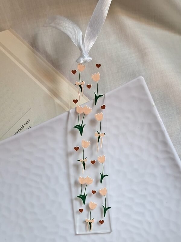 Zupppy Bookmark Handmade tulip bookmark – aesthetic bookmark for book lovers