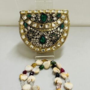 Zupppy Accessories Luxury Kundan Bag – Exquisite Craftsmanship Meets Regal Elegance
