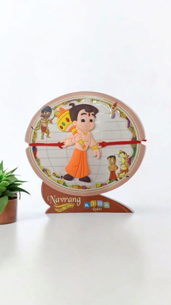Zupppy Customized Gifts Kids Rakhi – Colorful & Comfortable Festive Thread for Little Wrists