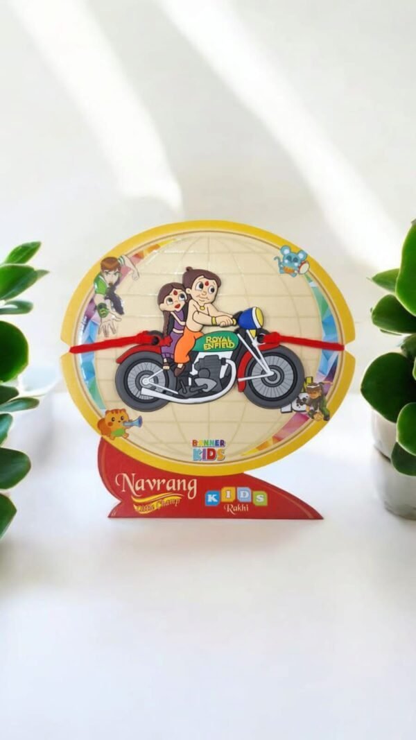 Zupppy Customized Gifts Kids Rakhi – Colorful & Comfortable Festive Thread for Little Wrists