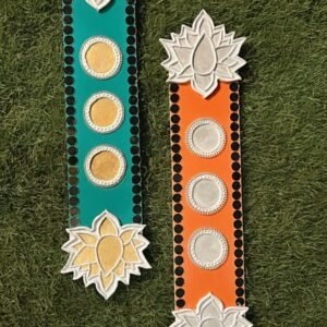 Zupppy Gifts Lotus Motif Lippan Tealight Holder Set